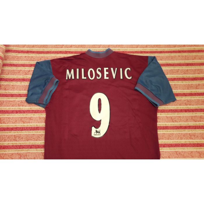 maglia calcioAston Villa di Savo MILOSEVIC 1997 1998