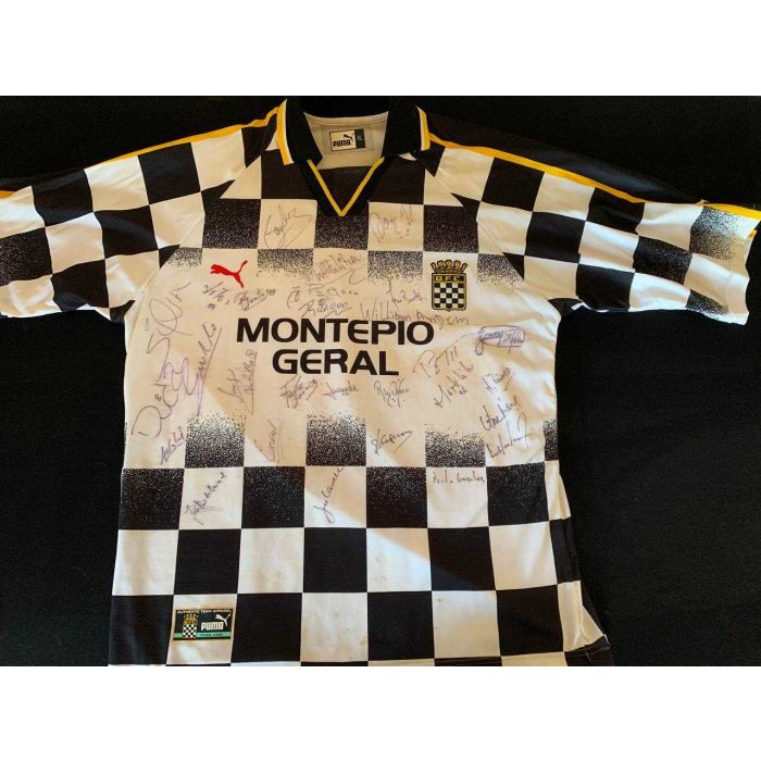 Boavista 2000/2001 Match Worn e firmata da tutta la squadra