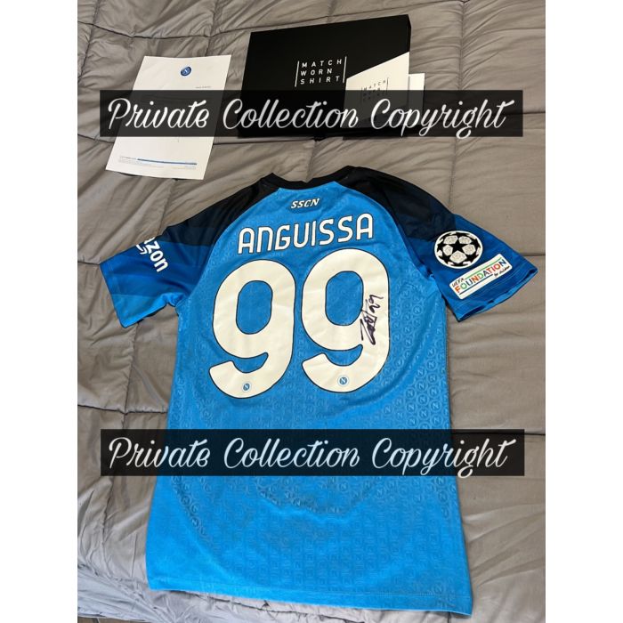 Zambo Anguissa Match Worn - Certified by SSC NAPOLI - Signed