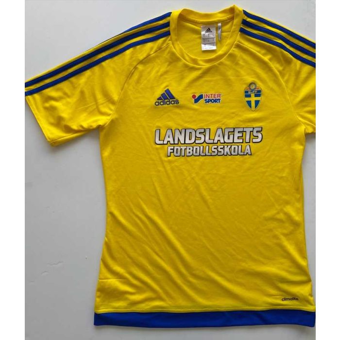 Football Shirt maglia Adidas gialloblù Scuola calcio Svezia