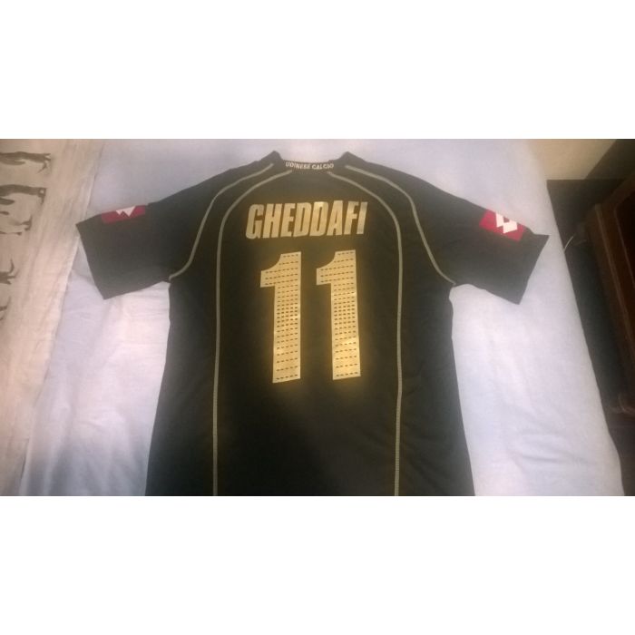 Maglia calcio dell'Udiense di Gheddafi anni 2000